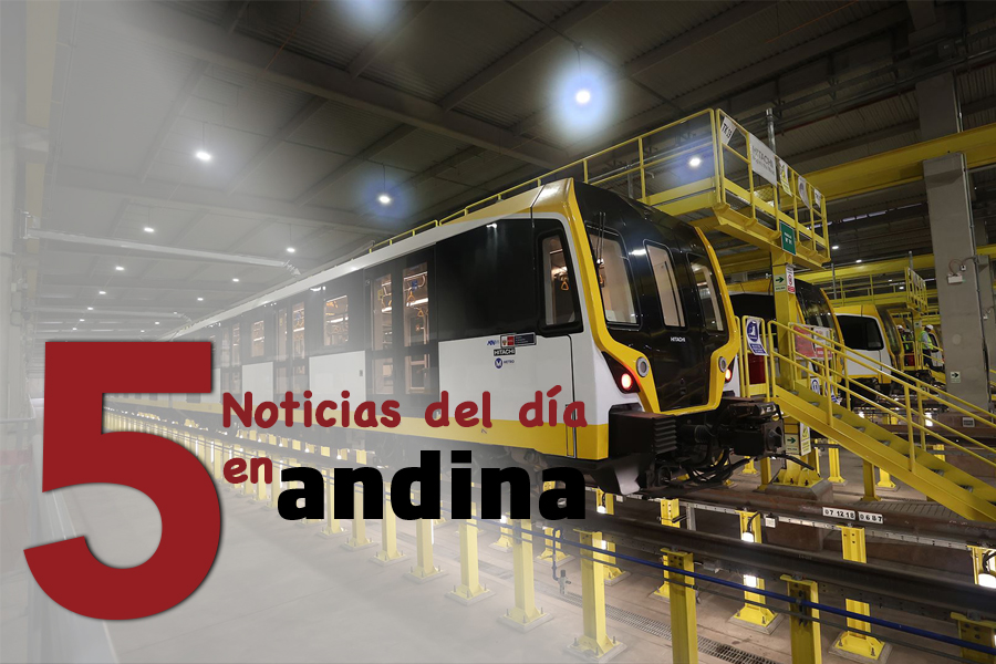 Las 5 del día: Tuneladora Delia culmina etapa 1B del Metro de Lima